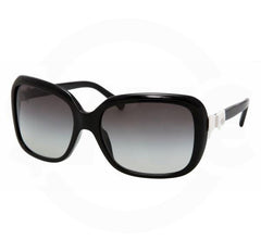 CHANEL Acetate CC Bow Sunglasses 5171 Black Red 76428