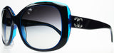 TRANSPARENT BLUE/BLACK (1218/3C)