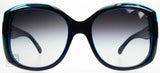 TRANSPARENT BLUE/BLACK (1218/3C)