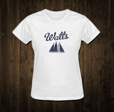 Navy Blue-White